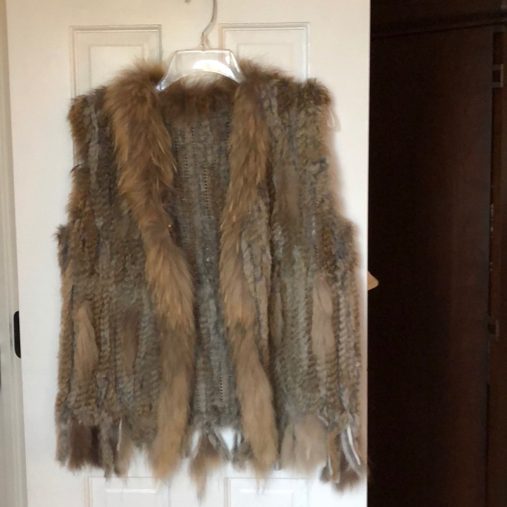 Real Rabbit Fur Vest